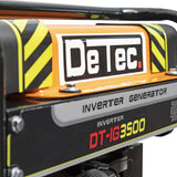 DeTec. Inverter Stromerzeuger 3,5 kW - Benzin Stromgenerator 230V + 12V | Backup Notstromaggregat leise und sparsam | Digital-Inverter Generator