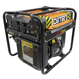 DeTec. Inverter Stromerzeuger 3,5 kW - Benzin Stromgenerator 230V + 12V | Backup Notstromaggregat leise und sparsam | Digital-Inverter Generator
