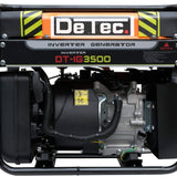 DeTec. Inverter Stromerzeuger 3,5 kW - Benzin Stromgenerator 230V + 12V | Backup Notstromaggregat leise und sparsam | Digital-Inverter Generator